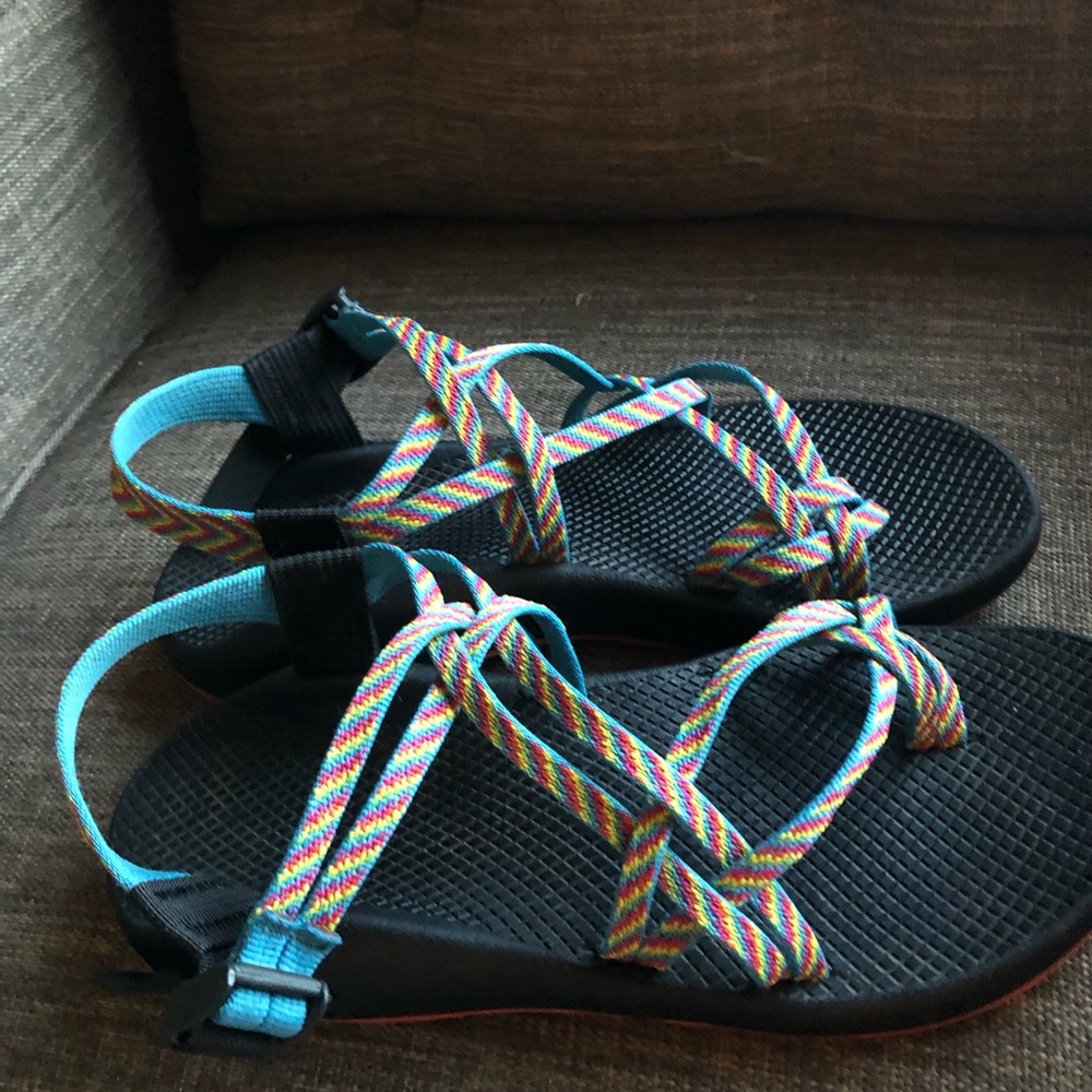 Chaco sandals rainbow women’s 11